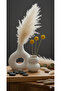 Boho Style Special Design Double Vase Set - Modern Artistic Decorative Accessory - 3