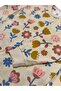 Flower Patterned 100% Cotton Single Jersey Fabric Long Sleeve Girls' Pajama Set - 6