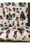 Cream Pine Tree and Figured Water and Stain Repellent Panama Linen Small Cottage Premier Duck Fabric Cloth 100X180 - 3