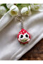 Hand Knitted Flower Keychain - Amigurumi