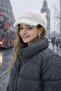 Ecru Soft Textured Plush Cap Hat and Neck Collar 2-Piece Children's Set 10-18 Years Old - 2