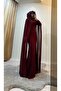 Women's Hijab Evening Dress Cape Tailed Evening Dress - 2