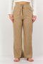 Women Regular Fit Ribbed Sleepwear Bottom, Brown