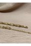 Women's Gold Color Steel Iconic Interlocking U-Chain Necklace - Tarnish-Free Antiallergic - 2