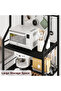 5-Tier Kitchen Storage Shelf, Standing Bakers Rack, 2 Large Wire Basket - 3