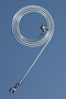 Steel Flat Snake Necklace - Long 60 cm 1 mm Silver Color |   Non-Tarnishing, Unisex, 2 Years Warranty - 3