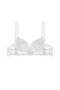 Anna 2736 Lace Low-Cut Bra and Panty Set - Unpadded Ecru - 4