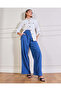 Women Blue Wide Leg Denim Trousers - 5