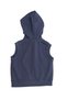 Organic Hooded Sleeveless Navy Blue Winter Boys' Sports Vest - 4