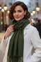 Women's Soft Textured Four Seasons Wearable Vegan Pashmina Shawl Scarf - 5