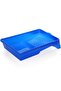 Plastic Paint Tray 4 Inch Blue for Rollers & Brushes, DIY Painting Tool