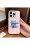 iPhone 15 Pro Max Compatible Pink Leather Textured Silicone Protects Camera Shock-Absorbing Case