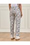 Senior Girls White Printed Track Pants - 3