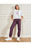 Burgundy Elasticated Hem Jog Pant - 5