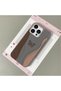 iPhone 14 Pro Max Compatible Gray Leather Textured Silicone Protects Camera Shock-Absorbing Case Butterfly - 2