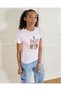 Senior Girls Pink Printed Short Sleeve T-Shirt - 5