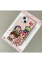 iPhone 15 Compatible Pink Leather Textured Silicone Protects Camera Shock-Absorbing Case Cartoon - 3