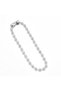 2.4x10cm 30Pcs 10cm Silver Alloy Tone Connector Clasp Ball Chains Keychain Tag Key Chains Silver Key - 2