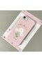 For iPhone 7/8/Se 2020 2022 Compatible Pink Leather Textured Silicone Protects Camera Shock Absorbing Case Flower - 3