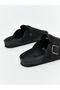 Lcw Steps Black Suede Look Men's Slippers - 5