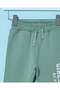 Infant Girls Green Printed Track Pants - 2