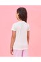 Girls Ivory Love Embellished T-Shirt - 3