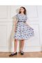 Senior Girls White Embellished Dress - 5