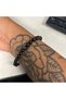 MULTI 18cm Triple Protection Bracelet, Black Natural stone bracelet, Golden obsidian Bracelet,，Adjus - 3