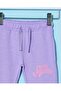Infant Girls Lilac Printed Track Pants - 2