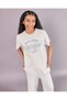 Senior Girls Grey Melange Scuba T-Shirt - 5
