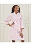 Senior Girls Pink Embroidered Shirt Dress