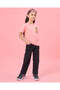 Girls Pink Printed T-Shirt - 5