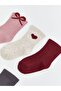 Heart Patterned Baby Girl Socks 5-Piece Set - 2