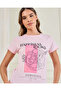 Women Pink Printed T-Shirt - 4