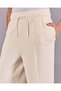 Senior Girls Beige Scuba Wideleg Pants - 4