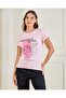 Women Pink Printed T-Shirt