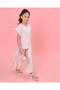Girls Pink Butterfly Embellishment Jersey Tops - 5