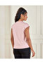 Women Pink V Neck Knitted Top - 3
