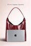 Patent Leather Claret Red Shopper Vintage Bag 284 - 6
