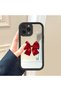 iPhone 14 Pro Compatible Bowknot Mirror Case Silicone Full Protection - 2