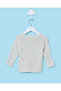 Infant Girls Grey 3D Strawberry Sweatshirt - 4
