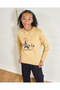 Senior Girls Yellow Print Sweatshirt - 5