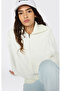 Elevated Basics Full Zip Sweatshirt White Women's Sweatshirt - 118104-Ww049 - 3