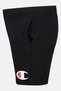 Men Sportswear Fit Brand Logo Outdoor Shorts, Black - 2