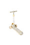 FOLDABLE 3-WHEEL SCOOTER WITH LIGHT & MUSIC-Light Gray - 2