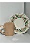 Porcelain 4 Pieces 2 Persons Coffee Cup Set
