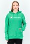 Women Sportswear Fit Long Sleeve Outdoor Hoodies, Green