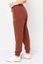 Women Sportswear Fit Outdoor Jogger Pants, Brown - 3