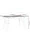 Garden Table 150x90x75 cm Solid Wood Acacia - 3