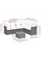 Garden Sofa Set | Black | PE rattan | Large | Removable Covers - 3